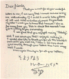 Tracy's Letter to her Japanese fans -1972 (103120 bytes)